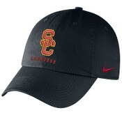 USC Trojans SC Interlock Nike Black Lacrosse Campus Hat